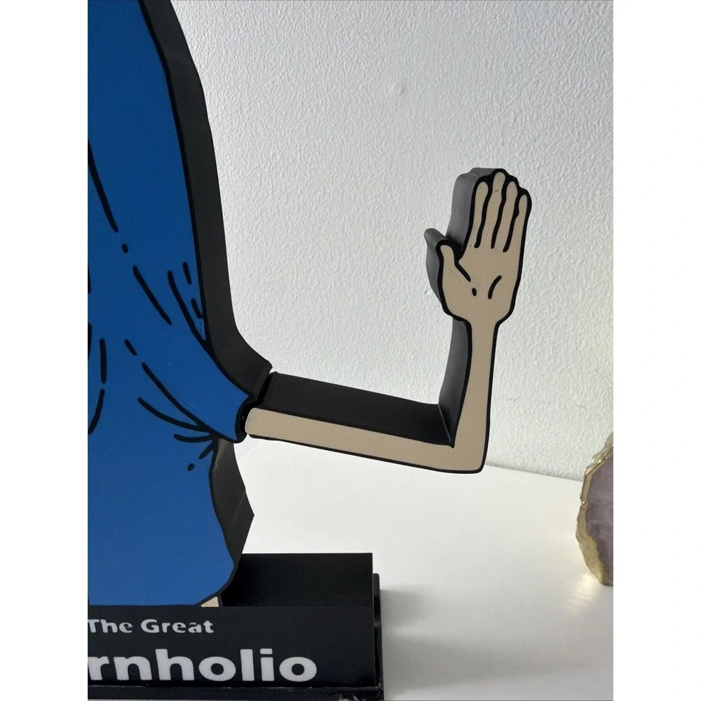 3d printed Beavis and Butt The Great Cornholio Toilet Paper Roll Holder